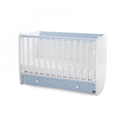 Легло Lorelli DREAM NEW 70x140 бяло+baby blue - 10150440039A - view 1
                  