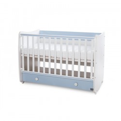 Легло Lorelli DREAM NEW 70x140 бяло+baby blue - 10150440039A - view 2
                  