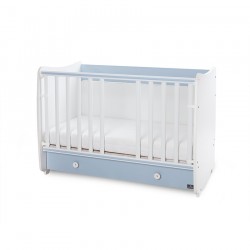 Легло Lorelli DREAM NEW 70x140 бяло+baby blue - 10150440039A - view 4
                  