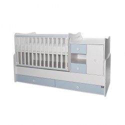 Легло MiniMAX NEW 190/72 бяло+baby blue - 10150500039A - view 2
                  