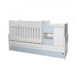 Легло MiniMAX NEW 190/72 бяло+baby blue - 10150500039A - view 3
                  