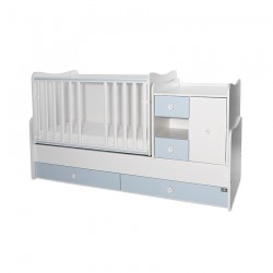 Легло MiniMAX NEW 190/72 бяло+baby blue - 10150500039A - view 4
                  