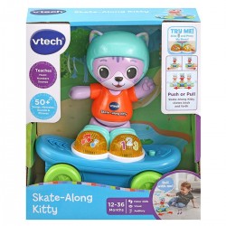Интерактивна играчка Vtech - Коте на скейтборд, 8x16x18cm - V560903 - view 6
                  
