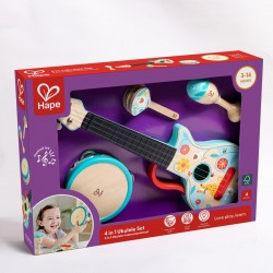 Детски музикален комплект Hape - Перкусии, 4 части - H0638 - view 6
                  