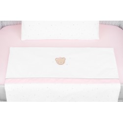 Бебешки спален комплект за мини-кошара 5ч Kikka Boo Dream Big Pink - 41101050063 - view 2
                  