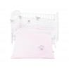 SET DE DORMIT CU BRODERIE 2 BUC. STIL EU 60/120 KIKKA BOO DREAM BIG PINK - 41101020119