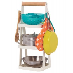 SET BATTAT PLAY - OALE ȘI TIGAI CU SUPPORT DE DEPOZITARE, 9 BUC. - BTBX2232Z - BTBX2232Z - view 1