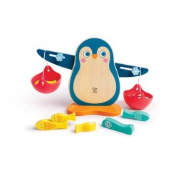 KIT EDUCAȚIONAL HAPE - CÂNTAR DE ECHILIBRARE, PINGUIN, 13 BUC. - H1074 - H1074 - view 1