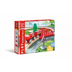 SET DE JOCĂ PENTRU COPII HAPE - CLASIC RAILWAY EIGHT, 19 BUC. - H3793 - H3793 - view 1