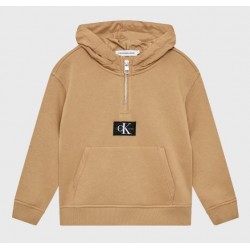 HORACĂ PENTRU COPII CALVIN KLEIN CU GLUGA SI BRODERIE LOGO UNISEX - IB0IB01444GV7 - IB0IB01444GV7 - view 1