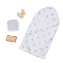 SET DE ACCESORII PĂPUȘI BATTAT 14&quot - HAUTE DE BAI 4 PIECI, ALBASTRU - BTLBY7687 - BTLBY7687 - view 1