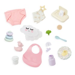 SET ACCESORII PĂPUȘI BATTAT 14&quot - ESSENTIALS BEBE, 19 BUC. - BTBAB7635 - BTBAB7635 - view 1