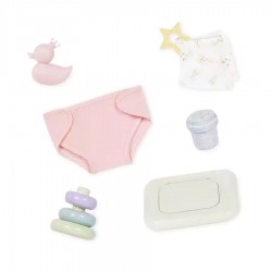 SET ACCESORII PĂPUȘI BATTAT 14&quot - ESSENTIAL BEBE, 9 BUC. - BTBAB7625 - BTBAB7625 - view 1