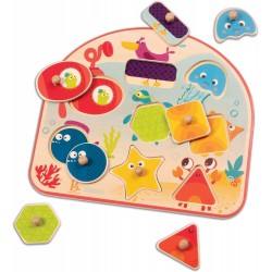 PUZZLE DIN LEMN BATTAT - ANIMALE MARE, 8 BUC. - BTBX1844GZ - BTBX1844GZ - view 1