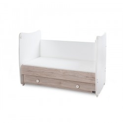 Детско легло Lorelli SWEET DREAM 60/120 бяло+светъл дъб - 10150420045A - view 5
                  