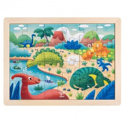 PUZZLE DIN LEMN DINOZAUR HAPE, 24 BUC. - H1641 - H1641 - view 1