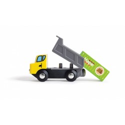 Комплект за игра Hape - Товарно пристанище, 26 части - H3791 - view 10
                  