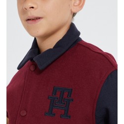 BOMBER SPORTIV TOMMY HILFIGER KIDS CU LANA PENTRU BAIAT - KB0KB07823XJS - KB0KB07823XJS - view 1
