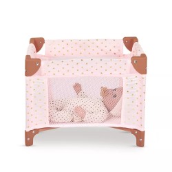 Детска играчка Battat - Сгъваема кошара за кукли Lulla Baby 14, 33 х 15.24 х 12.7 см, Розов - BTBAB7619 - view 3
                  