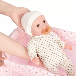 Детска играчка Battat - Сгъваема кошара за кукли Lulla Baby 14, 33 х 15.24 х 12.7 см, Розов - BTBAB7619 - view 5
                  