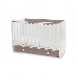 Детско легло Lorelli SWEET DREAM 60/120 бяло+кафе - 10150420042A - view 1
                  