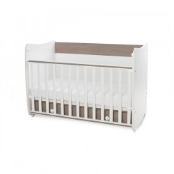 Детско легло Lorelli SWEET DREAM 60/120 бяло+кафе - 10150420042A - view 3
                  