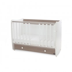 Детско легло Lorelli SWEET DREAM 60/120 бяло+кафе - 10150420042A - view 4
                  