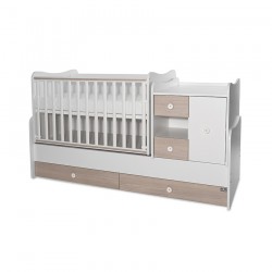 Детско легло Lorelli MiniMAX NEW бяло+кехлибар - 10150500044A - view 2
                  