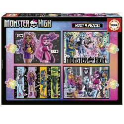 PUZZLE PROGRESIVE EDUCA MONSTER HIGH 4B1, 50/80/100/150 BUC. - EDU19706 - EDU19706 - view 1