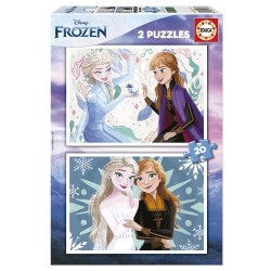 PUZZLE EDUCA FROZEN 2В1, 2X20 BUC. - EDU19736 - EDU19736 - view 1