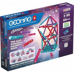 CONSTRUCTOR MAGNETIC GEOMAG GLITTER 536, 60 BUC. - G536 - G536 - view 1