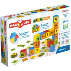 CONSTRUCTOR MAGNETIC GEOMAG MAGICUBE - CLĂDIREA MATEMATICĂ 257, 61 BUC. - G257 - G257 - view 1