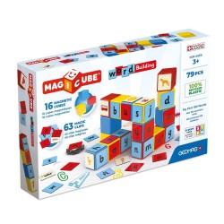 CONSTRUCTOR MAGNETIC GEOMAG MAGICUBE - REALIZARE CUVINTE 259, 79 BUC. - G259 - G259 - view 1