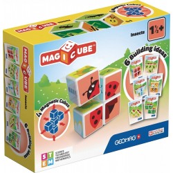 CONSTRUCTOR MAGNETIC GEOMAG MAGICUBE - INSECTE SI HARTE 121, 11 BUC. - G121 - G121 - view 1