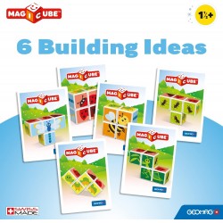 Магнитен конструктор Geomag Magicube - Насекоми и карти 121, 11 части - G121 - view 6
                  