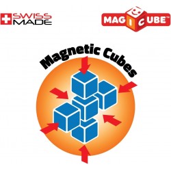 Магнитен конструктор Geomag Magicube - Насекоми и карти 121, 11 части - G121 - view 8
                  