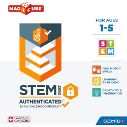 Магнитен конструктор Geomag Magicube - Математическо изграждане 257, 61 части - G257 - view 7
                  