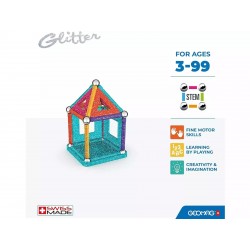 Магнитен конструктор Geomag Glitter Panels 535, 35 части - G535 - view 3
                  
