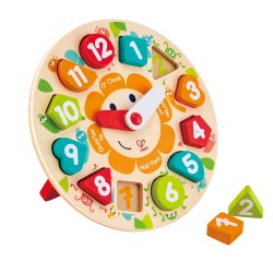 PUZZLE SI CEAS DIN LEMN HAPE - H1622 - H1622 - view 1