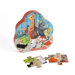PUZZLE TACTIL EUREKAKIDS - ANIMAL JAZZ, 20 BUC. - EU68217030 - EU68217030 - view 1