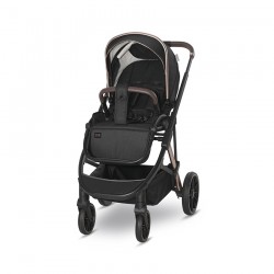 Комбинирана количка Lorelli ARIA 2in1 с кош за новородено BLACK - 10021892352 - view 8
                  
