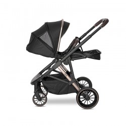 Комбинирана количка Lorelli ARIA 2in1 с кош за новородено BLACK - 10021892352 - view 10
                  