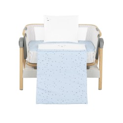 SET DE DORMIT PENTRU MINI-COS 3H KIKKA BOO BEAR WITH ME BLUE - 41101030161 - 41101030161 - view 1