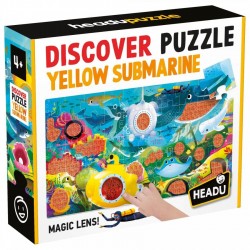 HEADU DISCOVER PUZZLE EDUCAȚIONAL - SUBMARIN GALBEN, 50 BUC. - HMU55324 - HMU55324 - view 1