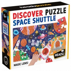 HEADU DISCOVER PUZZLE EDUCAȚIONAL - NAVĂ SPATIALĂ, 50 BUCĂȚI - HMU55225 - HMU55225 - view 1