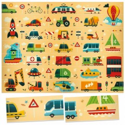 PUZZLE EDUCAȚIONAL HEADU... - HMU55522 - view 2