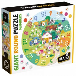 PUZZLE EDUCAȚIONAL HEADU - NUMERE, 37 PIECI - HMU55621 - HMU55621 - view 1