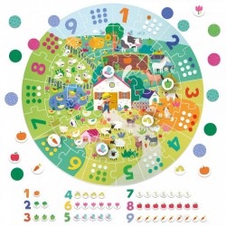 PUZZLE EDUCAȚIONAL HEADU -... - HMU55621 - view 2