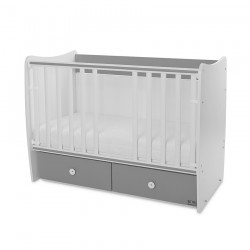Легло Lorelli MATRIX NEW 60/120 бяло/stone grey - 10150600041P - view 3
                  