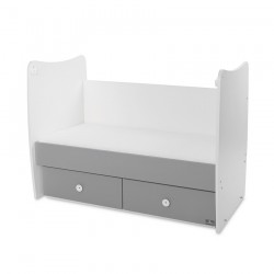 Легло Lorelli MATRIX NEW 60/120 бяло/stone grey - 10150600041P - view 4
                  